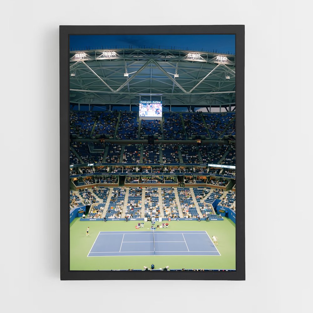 Poster open de tennis (vue 2)
